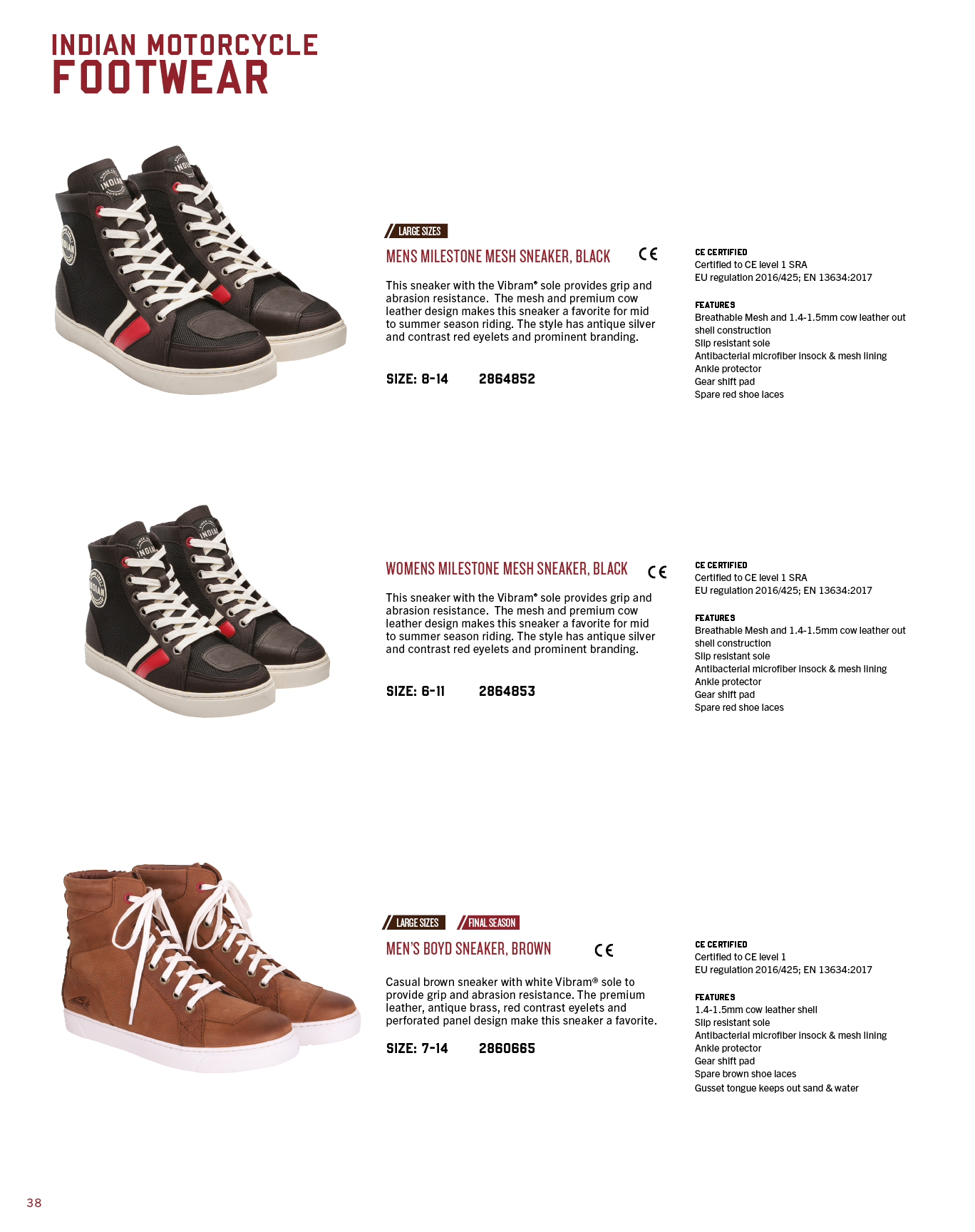 A magazine page with four different shoes displayed. AI generated content